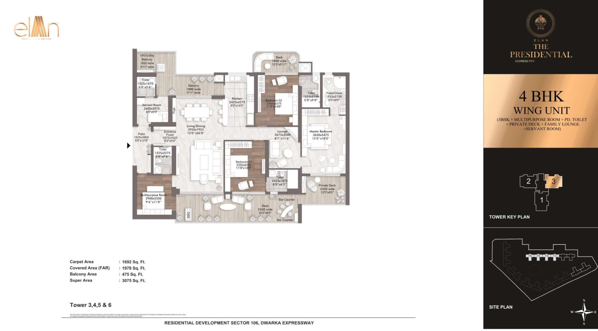 Elan the Presidential Floor Plan